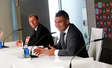 Esta mañana Carlos Henrique Casimiro se ha despedido del Real Madrid tras su marcha al Manchester United.