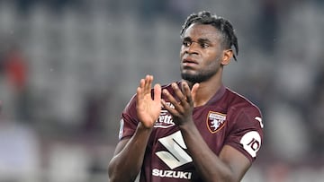 Ivan Juric, técnico de Torino, valora a Duván Zapata.
