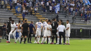 Daniel Cataño es agredido por un hincha en Ibagué