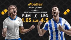 Pumas UNAM vs. CD Leganés: horario, dónde ver y pronósticos