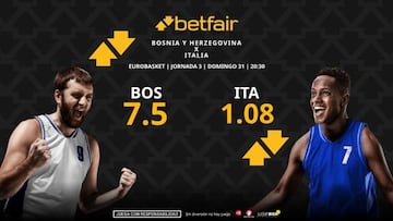 Bosnia y Herzegovina vs. Italia: horario, dónde ver, pronósticos y estadísticas
