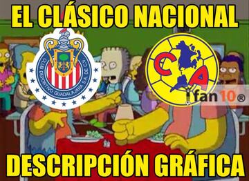 El humor de los memes no perdonan a Chivas y América