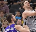 Pau Gasol afina (22+9) antes del 'Himalaya' de San Antonio Spurs
