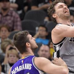 Pau Gasol afina (22+9) antes del 'Himalaya' de San Antonio Spurs