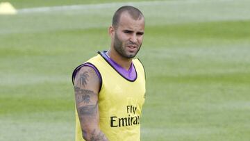 Jes&eacute;, pensativo ayer al acabar el entrenamiento en Montreal.
 
 