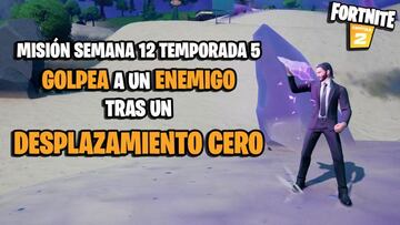 C&oacute;mo hacer un desplazamiento cero y golpear a un enemigo en 10 segundos en Fortnite