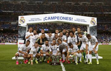 El Real Madrid es el equipo que m¨¢s veces ha levantado el trofeo, un total de 26 veces.