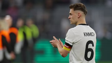 Kimmich, durante un partido con Alemania.