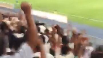 ¡Locura! Así se vivió el gol de la victoria de Denis en las gradas