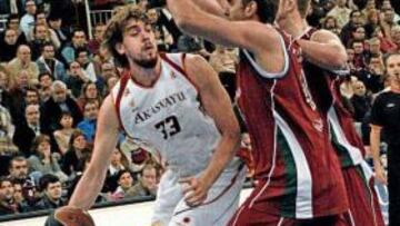 <b>EL PREMIO. </b>Marc Gasol será la baza del Akasvayu para jugar la Copa.