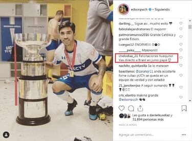 La felicitación de Díaz a Puch: "Vas directo a Brasil en junio"