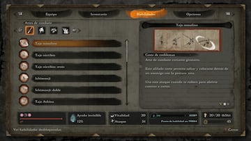 Sekiro: Shadows Die Twice, Guía completa - Cómo conseguir todas los árboles de habilidades