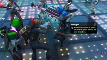 Fortnite Battle Royale: cómo conseguir el Fortbyte #05 usando el gesto Shuffle relajado dentro de una discoteca