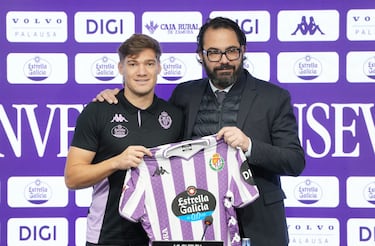 Sanseviero: “Llegar al Real Valladolid es un paso increíble en mi carrera”