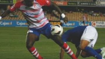 <b>POCA PÓLVORA. </b>El Granada se llevó el trofeo de la Vendimia en el lanzamiento de penaltis.