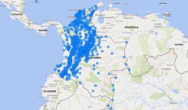 Mapa de casos y muertes por coronavirus por departamentos en Colombia: hoy, 7 de agosto