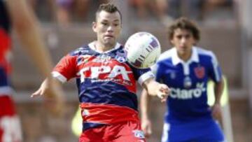 Renato Gonz&aacute;lez durante el &uacute;ltimo duelo ante Universidad de Chile. 