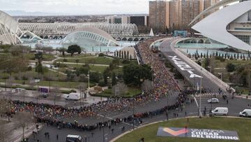 Imagen del Campeonato del Mundo de Media Marat&oacute;n en el IAAF Trinidad Alfonso de Valencia.