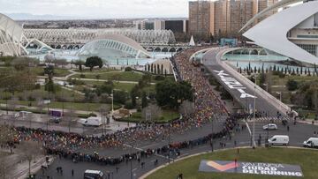 Imagen del Campeonato del Mundo de Media Maratón en el IAAF Trinidad Alfonso de Valencia.