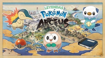 Estos son los Pok&eacute;mon iniciales en Hisui: Cyndaquil, Rowlet y Oshawott, &iquest;con cu&aacute;l te quedas?