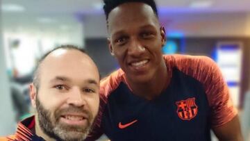 Se terminó el legado del ‘Mago’ Andrés en Barcelona y su compañero colombiano le dedicó unas palabras pese a que convivieron poco en La Liga de España.