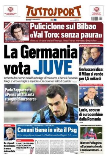 Portadas de la prensa deportiva