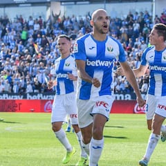 Braithwaite, un año de goles, fútbol y brega en el Leganés