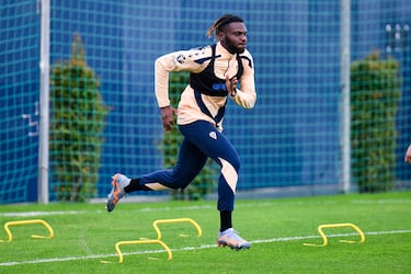 Kouamé vuelve a entrenar con el Cádiz