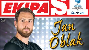 Oblak ha sido elegido mejor jugador esloveno del año.