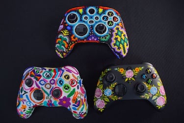 Así lucen los 3 controles de Xbox con arte indígena de México