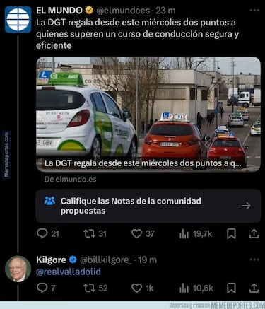 Las polémicas del Madrid, el Barça... Los memes más divertidos de la jornada
