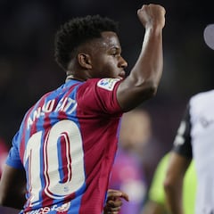 Ansu, la esperanza del Barça en la semana del Clásico