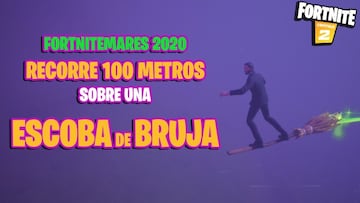 &iquest;D&oacute;nde encontrar escobas de bruja en Fortnite? Desaf&iacute;o Fortnitemares 2020