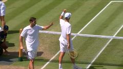 Marcel Granollers y Horacio Zeballos, en Wimbledon contra Krawietz y Puetz.