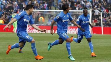 15/04/18 PARTIDO PRIMERA DIVISION
GETAFE - ESPANYOL
ALEGRIA GOL DE DAMIAN SUAREZ 1-0