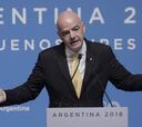 Infantino: "Hay unos idiotas que nos arruinan la fiesta a millones"