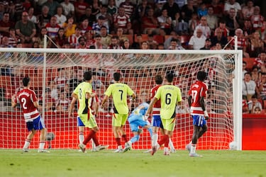 Aprobados y suspensos del Granada: Nuevo bofetón y pitos para Luca Zidane y Weissman