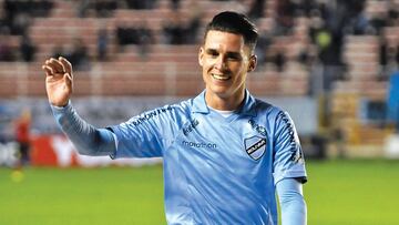 Juanmi Callejón, en una imagen de archivo con el Club Bolívar.