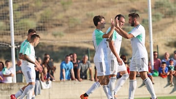 Javi Martínez durante un partido de pretemporada con Osasuna.