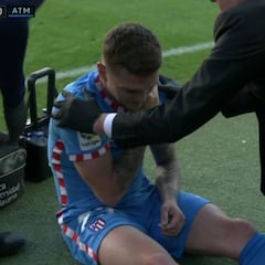 Trippier, sustituido con una lesión en el hombro izquierdo