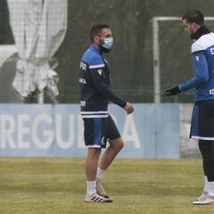 El eje de la defensa del Depor, en alerta: Granero estuvo al margen