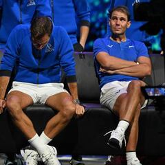 El llanto de Nadal en la despedida de Federer: “Llorar es bueno”