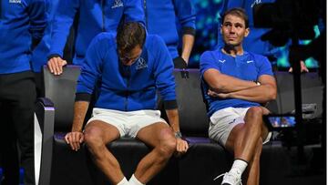 El llanto de Nadal en la despedida de Federer: “Llorar es bueno”