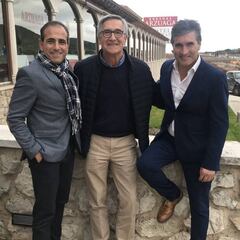 Tres árbitros de Valladolid analizan el VAR desde Bodegas Arzuaga