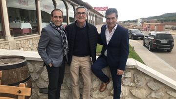 Tres árbitros de Valladolid analizan el VAR desde Bodegas Arzuaga