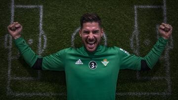 Javi Garc&iacute;a, jugador del Betis. 
 
 
 
 
 
 
 