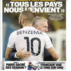Deschamps: "Todos los países querrían tener a Benzema"