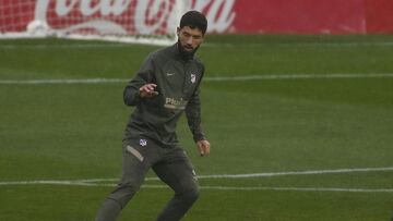 Felipe, durante un entrenamiento.