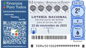 Lotería Nacional: comprobar los resultados del sorteo de hoy, sábado 22 de noviembre