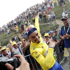 La victoria de Pinot en el Tourmalet en imágenes
